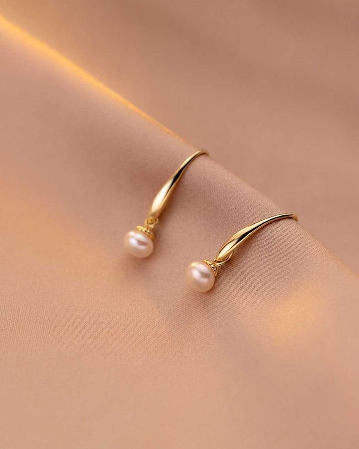 Caroline Pearl Drop Earrings