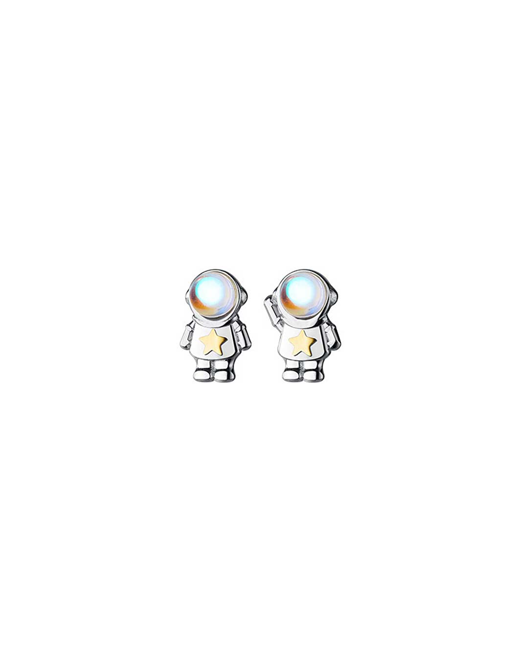 Izar Astronaut Stud Earrings