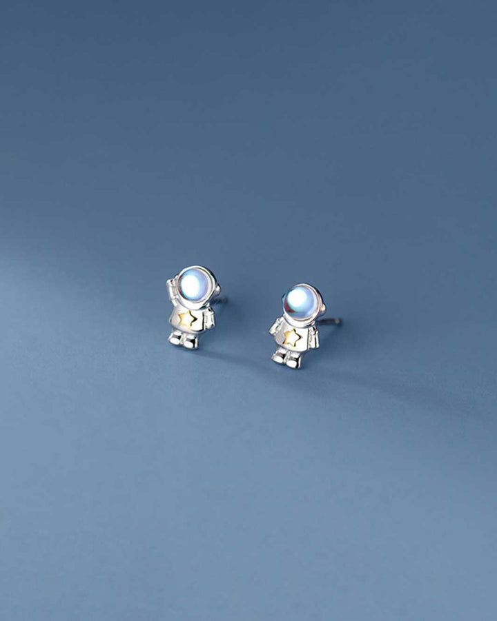 Izar Astronaut Stud Earrings