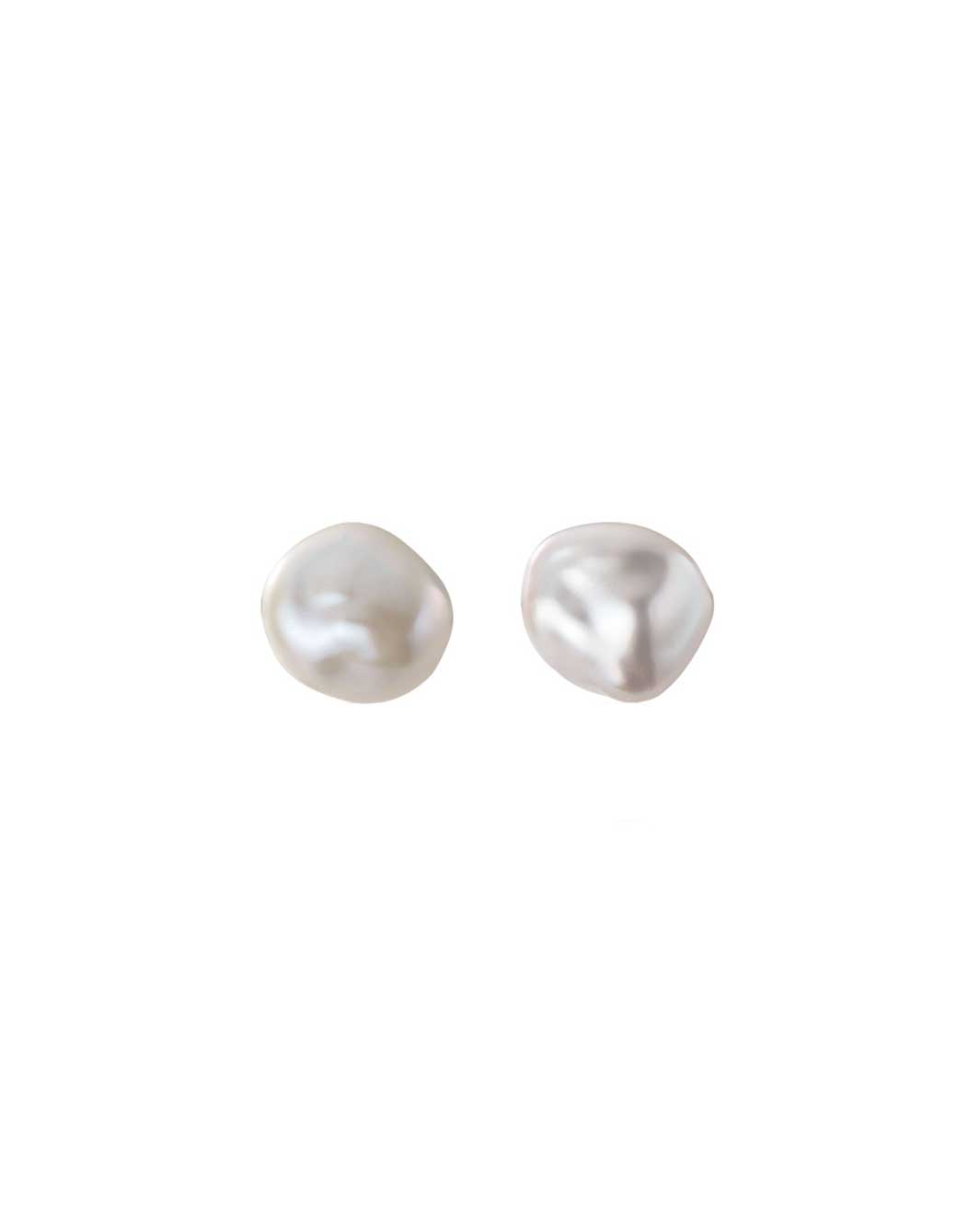 Baroque Pearl Stud Earrings