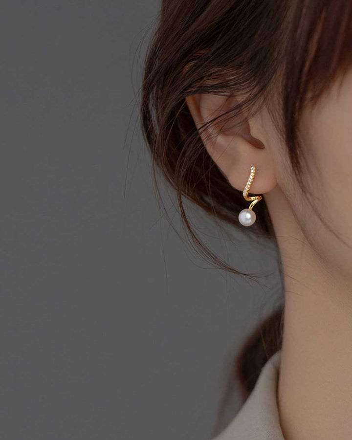 Maisie Pearl Drop Earrings