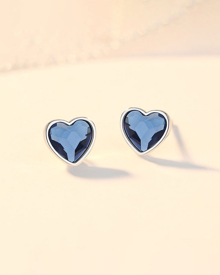 Heart of the Ocean Stud Earrings