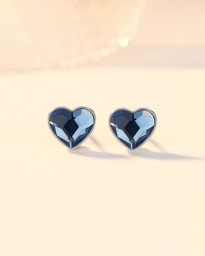 Heart of the Ocean Stud Earrings